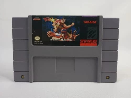 Fatal Fury Super Nintendo SNES Authentic Cartridge Tested Working