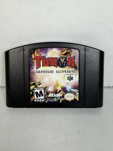 Turok: Rage Wars Nintendo 64, Authentic Cartridge, Tested N64 Clean!