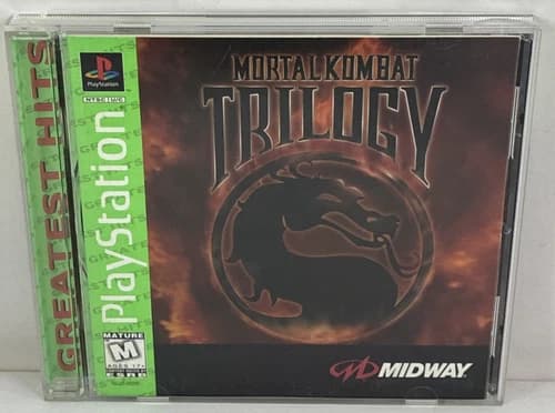 Mortal Kombat Trilogy (PlayStation 1 PS1) Complete CIB Greatest Hits - TESTED