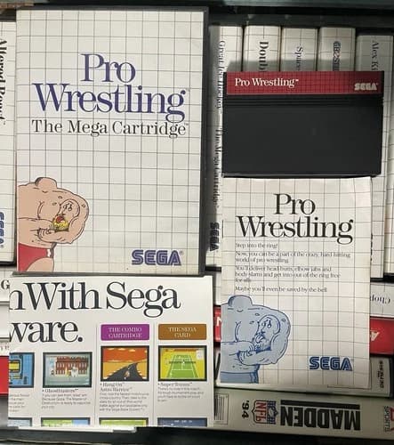 Pro Wrestling (Sega Master System SMS, 1986) CIB