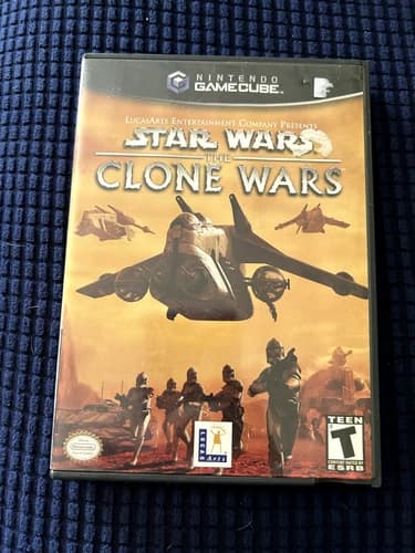 Star Wars: The Clone Wars (Nintendo GameCube, 2002) Complete CIB