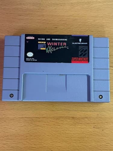 Tommy Moe's Winter Extreme: Skiing & Snowboarding (Super Nintendo) Cart Only