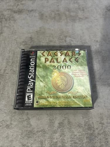Caesars Palace 2000 Millennium Gold Edition PlayStation 1 PS1 Complete CIB Works