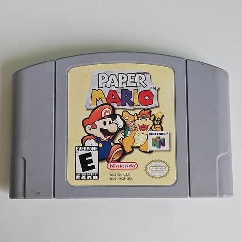 Paper Mario (Nintendo 64, 2000) N64 Game Cartridge Only