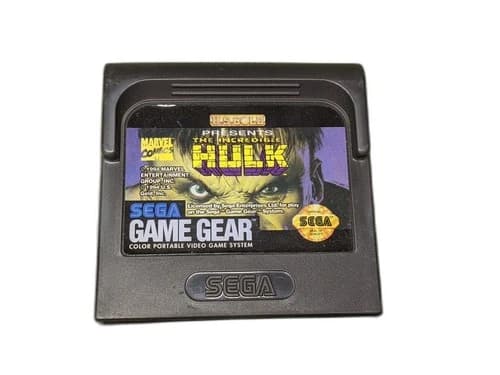Incredible Hulk Sega Game Gear Cartridge Only