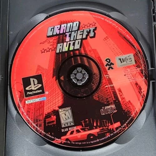 Grand Theft Auto PS1 Disc Only (Sony PlayStation 1, 1998) Tested