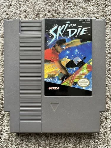 Ski or Die (Nintendo Entertainment System, 1991) NES Tested Works Well