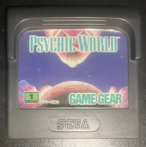 Psychic World - Sega Game Gear - Good Condition