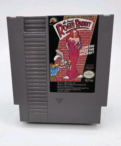 Who Framed Roger Rabbit Nintendo Cartridge Only Tested Works