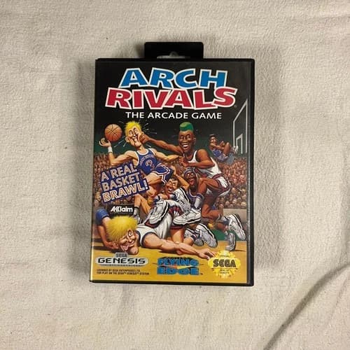 Arch Rivals (Sega Genesis, 1992) Complete In Box