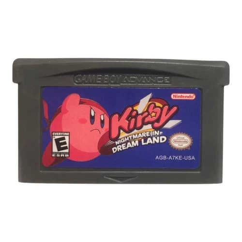 Kirby Nightmare in Dream Land GBA Video Game Gameboy Advance 2002*