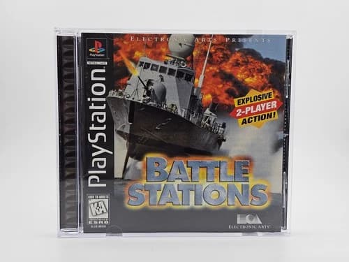 Sony Playstation 1 PS1 Battle Stations CIB Cleaned & Tested