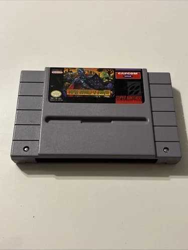 Super Ghouls 'n Ghosts SNES Super Nintendo Game Cartridge Only Authentic Tested