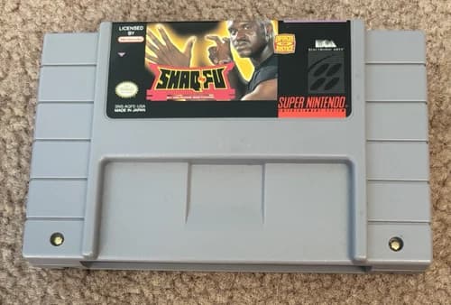 Shaq-Fu SNES Super Nintendo Entertainment System, 1994 - Tested