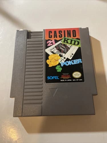 Casino Kid - (Nintendo NES) Tested, Authentic! Game Only