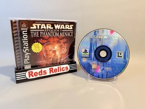 Star Wars Episode 1 The Phantom Menace PlayStation PS1 Tested Authentic Complete