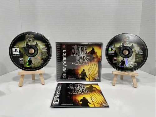 🌟 ALONE IN THE DARK 🌟 The New Nightmare PlayStation PS1 PRISTINE CIB W/ Manual