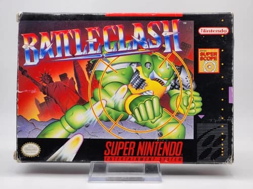 Battle Clash Super Nintendo SNES Tested Authentic Complete CIB