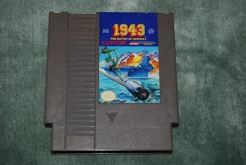 1943 The Battle Of Midway Cartridge for NES – Tested & Working