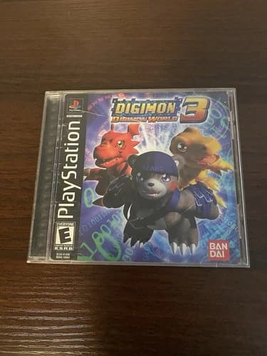 Digimon World 3 PS1 (Sony PlayStation, 2002