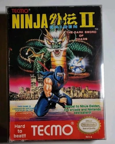 Ninja Gaiden II: The Dark Sword of Chaos Nintendo NES CIB Complete Tested