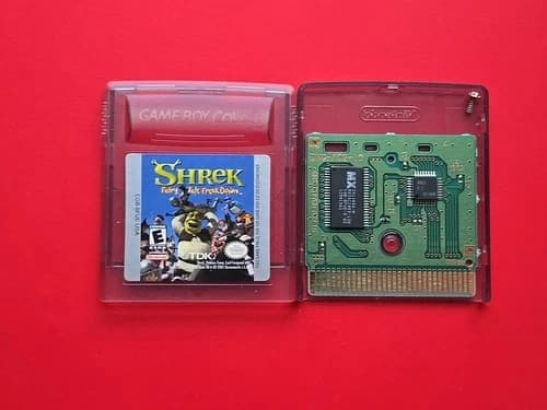 Shrek: Fairy Tale Freakdown Nintendo Game Boy Color GBC Authentic Works Donkey