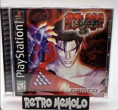 Tekken 3 (Sony PlayStation 1, 1998) PS1 Black Label Complete With Reg Card
