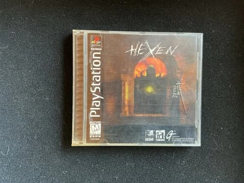 Hexen (Sony PlayStation 1 PS1, 1997) CIB Black Label Tested