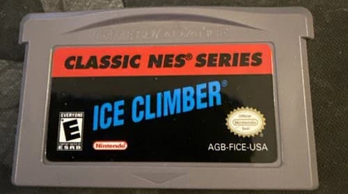 Nintendo Gameboy Advance Game (GBA): Ice Climber Classic NES Series