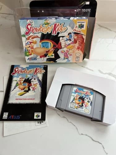 Snowboard Kids Nintendo 64 (1997) CIB 100% Complete In Box Authentic Minty