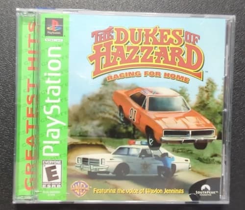 The Dukes of Hazzard: Racing for Home Greatest Hits (PS1 PlayStation 1) Complete