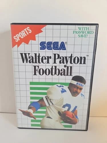Walter Payton Football (Sega Master System, 1989) SEGA Sports CIB