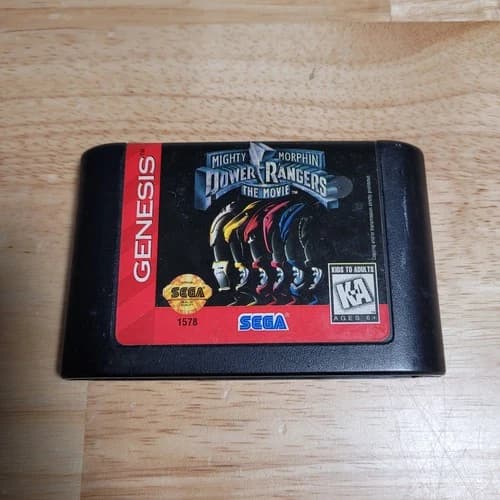 Mighty Morphin Power Rangers: The Movie Sega Genesis, 1995 - Tested