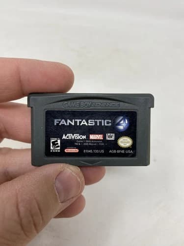 Marvel Fantastic 4 (Nintendo Game Boy Advance, 2005) Authentic Cart Only