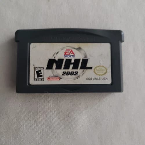 GBA NHL 2002 Hockey Nintendo Game Boy Advance Handheld TESTED