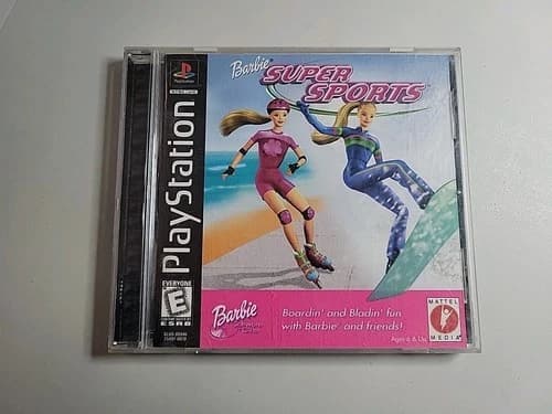 Barbie Super Sports (Sony PlayStation 1, 1999 ) Complete *Tested&Works*