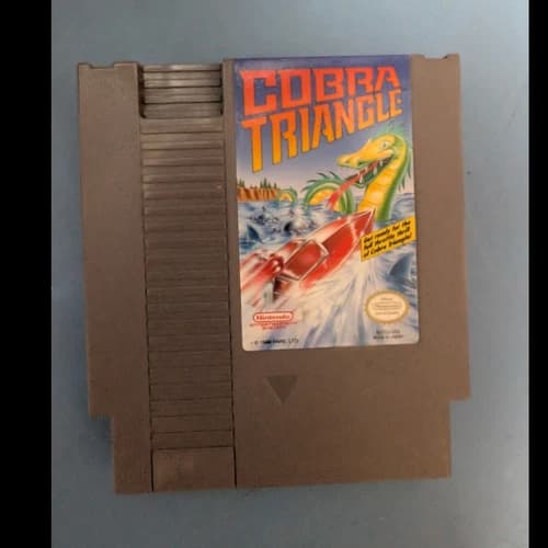 Cobra Triangle Nintendo NES Game Cartridge by Nintendo NTSC-U/C 1989 Release