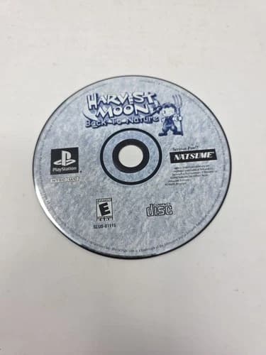 Harvest Moon Back to Nature Playstation 1 PS1 Disc Only Loose Disc Tested
