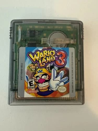 Wario Land 3 Warioland Gameboy Color Game Boy Authentic tested great condition