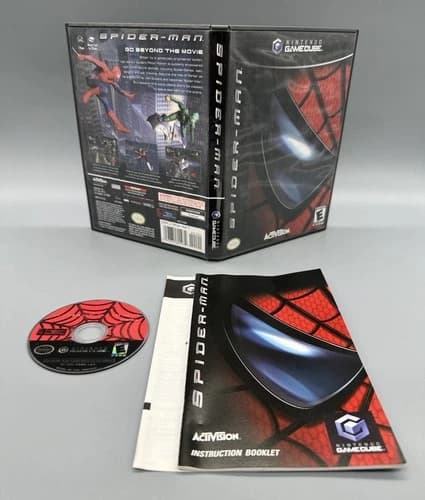 Spider-Man Nintendo GameCube Complete In Box CIB Tested Working