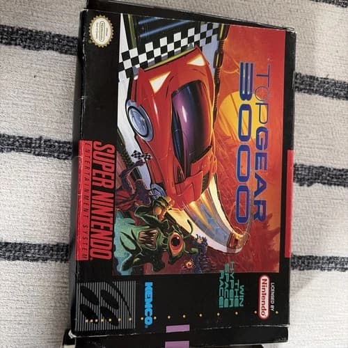 Top Gear 3000 for Super Nintendo (SNES) CIB Cart, Box, Manual