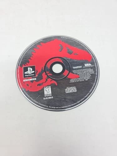 The Lost World Jurassic Park PlayStation 1 PS1 Disc Only Loose Disc Tested