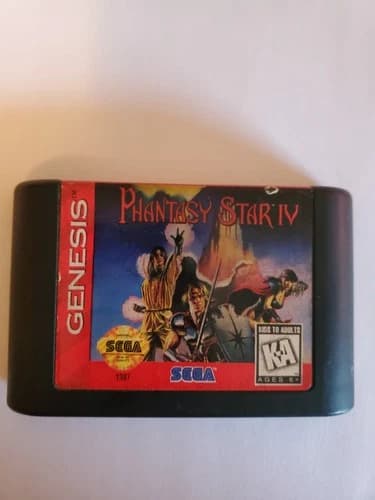 Phantasy Star IV Sega Genesis 1994 Tested Works