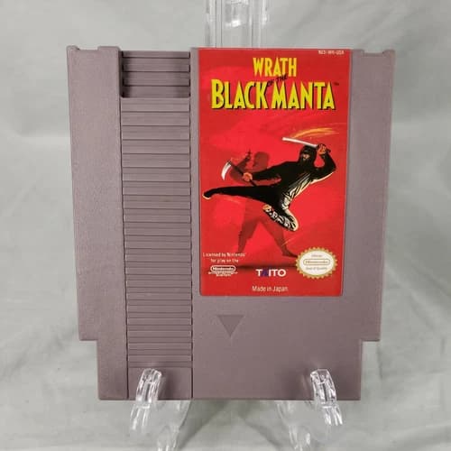 Wrath of the Black Manta (Nintendo Entertainment System NES) Cleaned & Tested