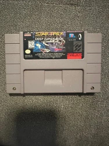 Star Trek Deep Space Nine Crossroads of Time (SNES) Authentic - Excellent Label