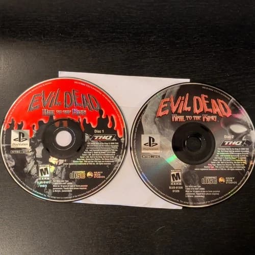 THQ Evil Dead Hail to the King PlayStation 1 Action, M, 2 Discs, NTSC-U/C