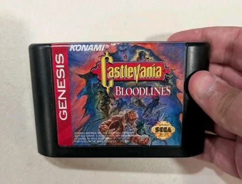 Castlevania: Bloodlines Sega Genesis, 1994 - Tested, Cart Only