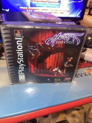 Heart of Darkness Playstation PS1 Complete with Manual and 3D Glasses Reg Card