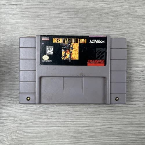 MechWarrior 3050 (Super Nintendo Entertainment System, SNES) Tested & Working