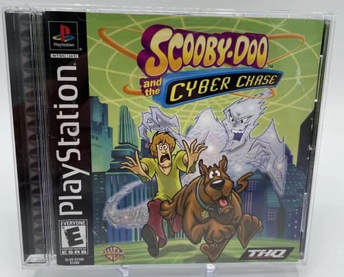 Scooby-Doo and the Cyber Chase PlayStation 1 PS1 Complete CIB Black Label